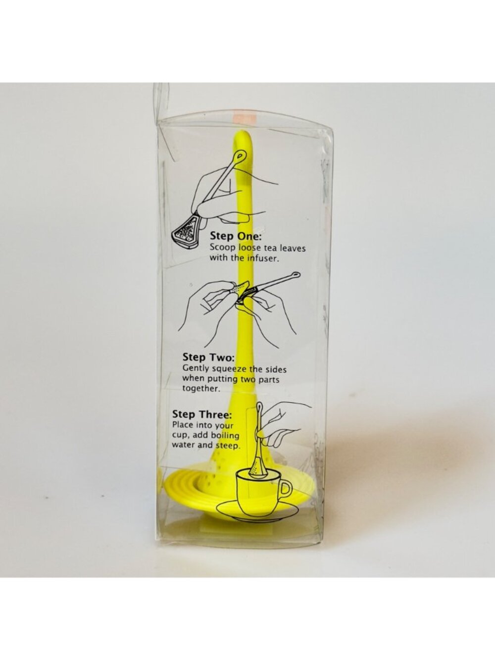 Make my Day Tea Infuser Green Silicone Stain Resistant Easy To Use Works With An - Picture 2 of 4